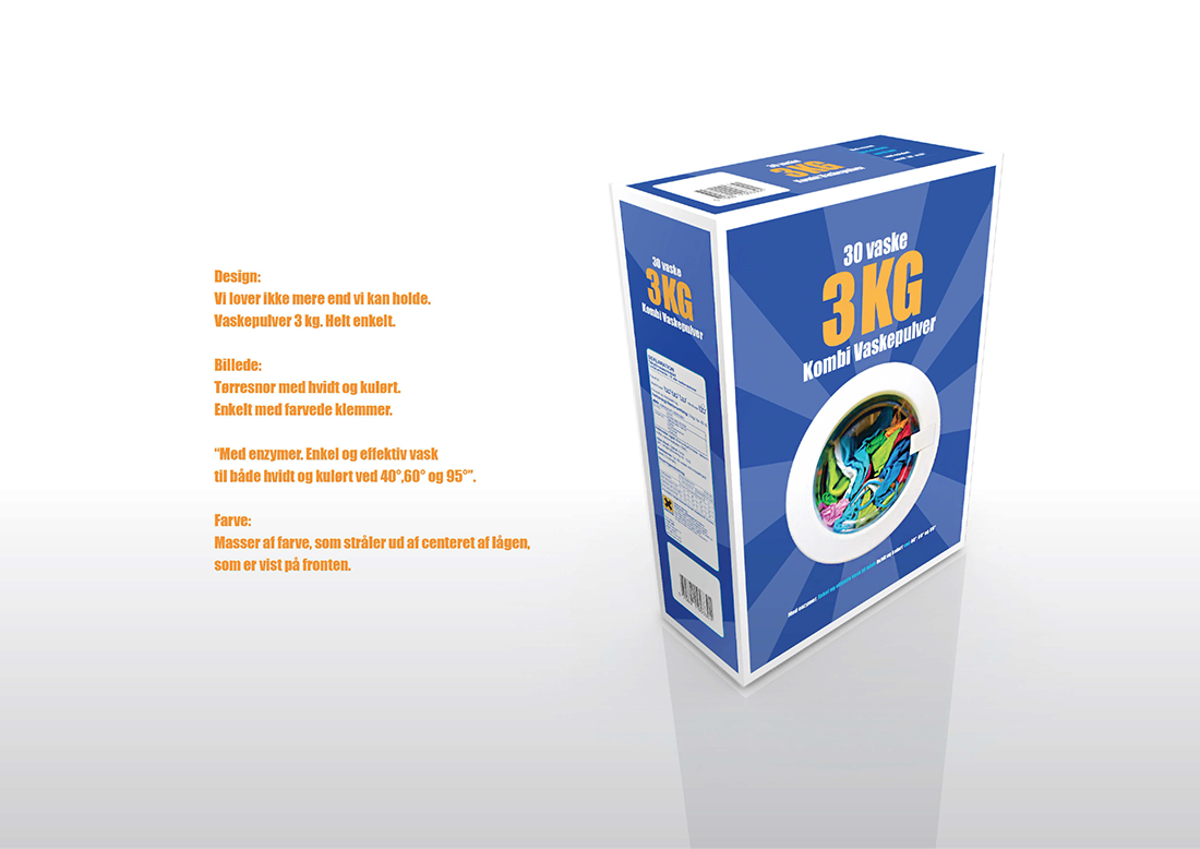 3 kg vaskepulver