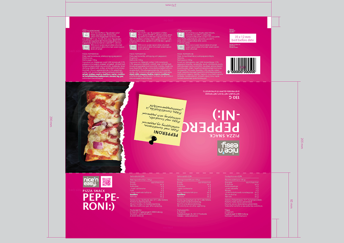 Snack pizza
