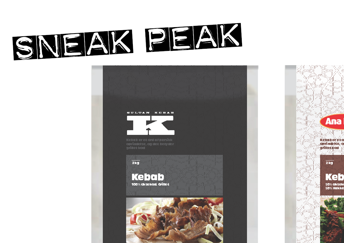 Kebab - grillet kød