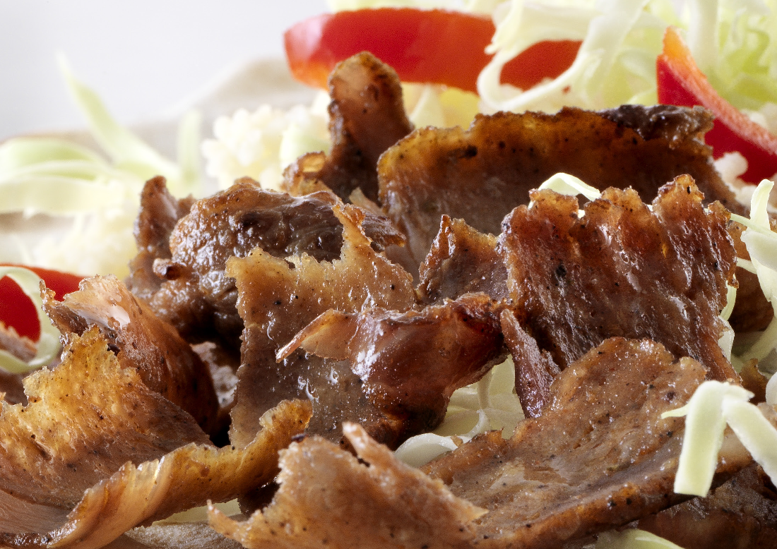 Kebab - grillet kød