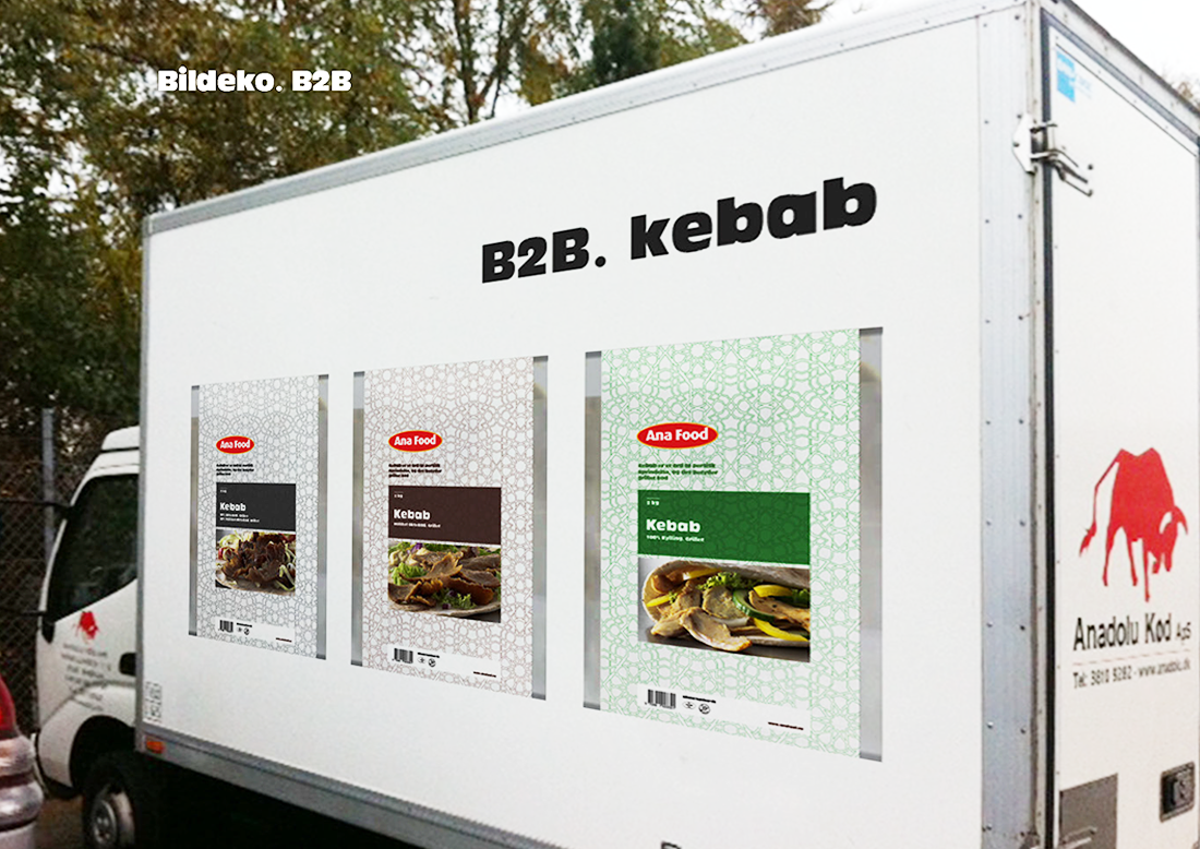 Kebab - grillet kød
